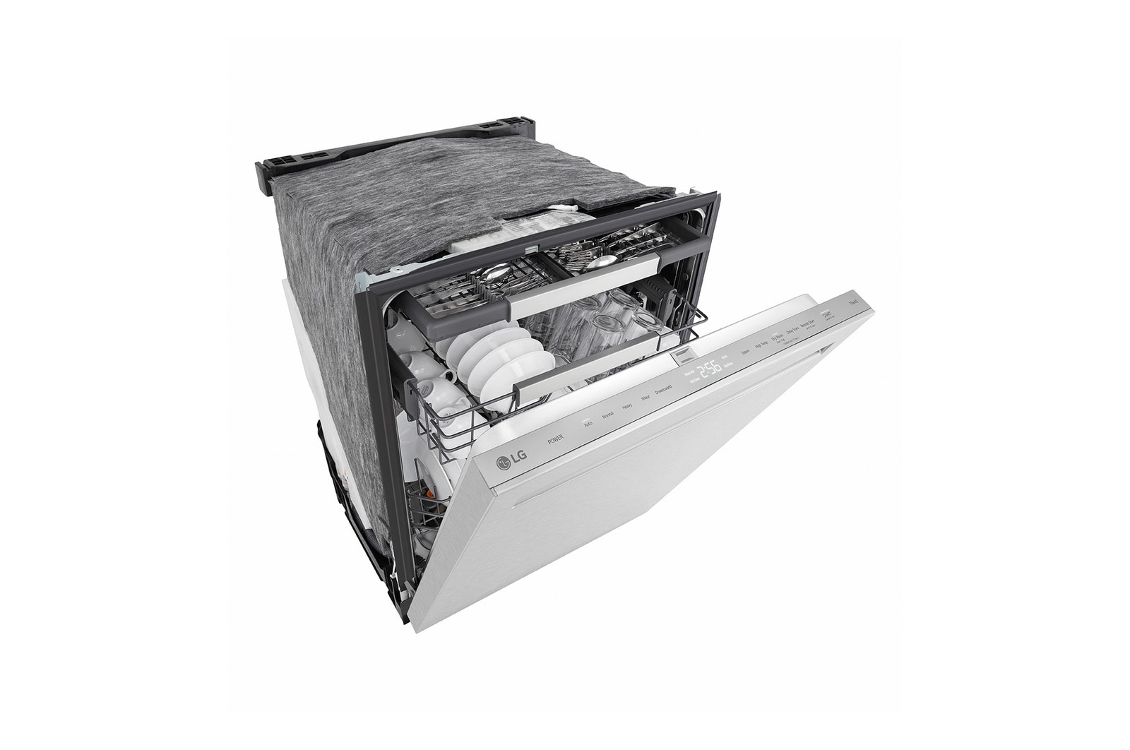 Top left side open view